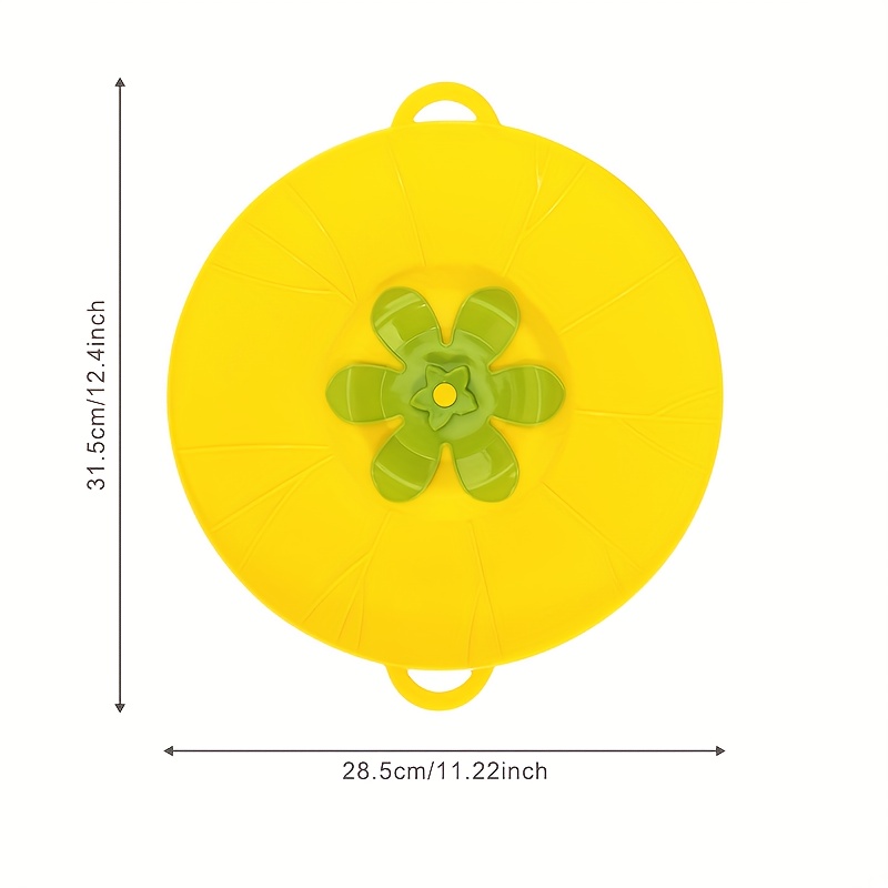 Anti-spill Silicone Pot Lid - High Quality, Leak-proof, Splash-resistant, Heat-resistant Cover