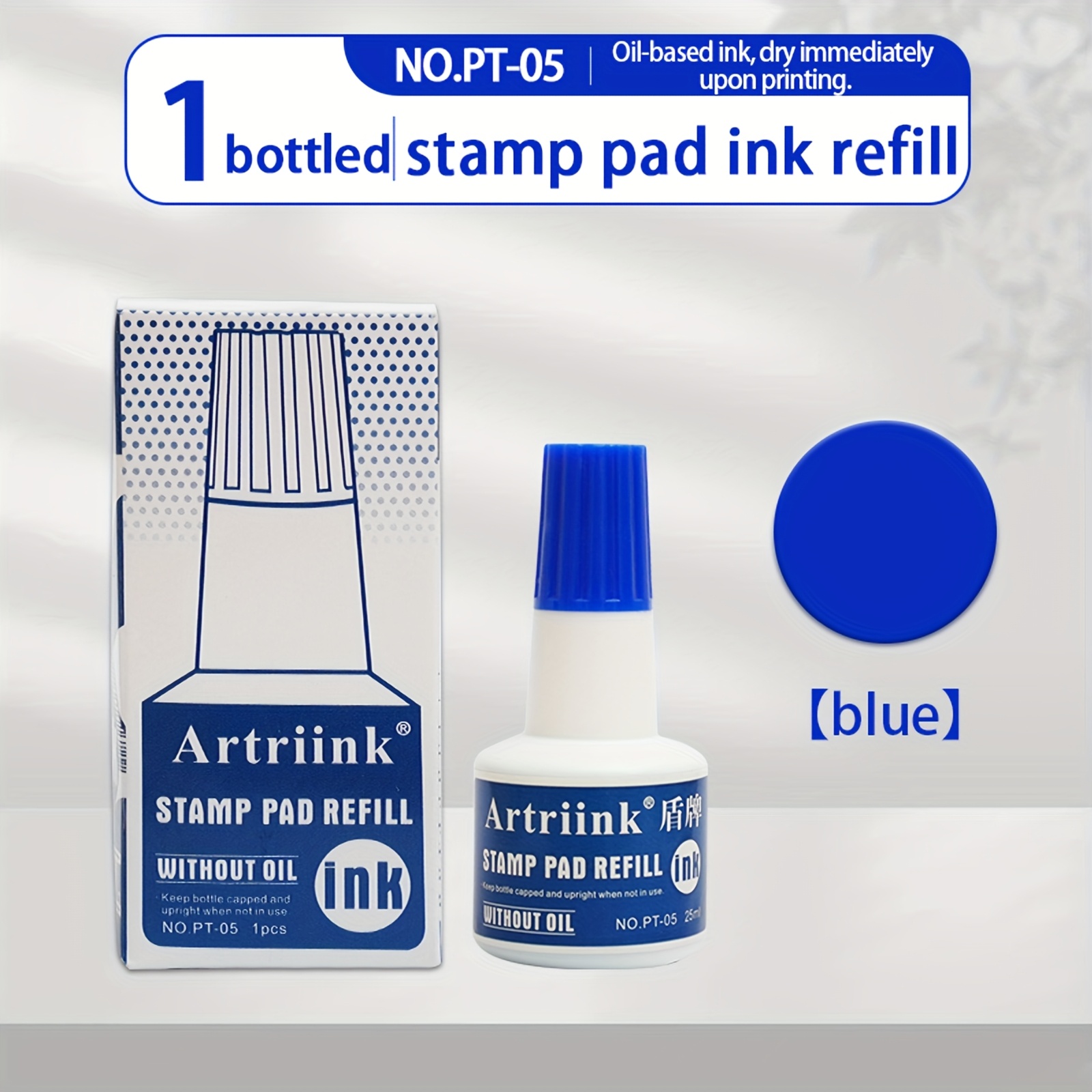25ml Oil-Based Ink Pad for Stamps