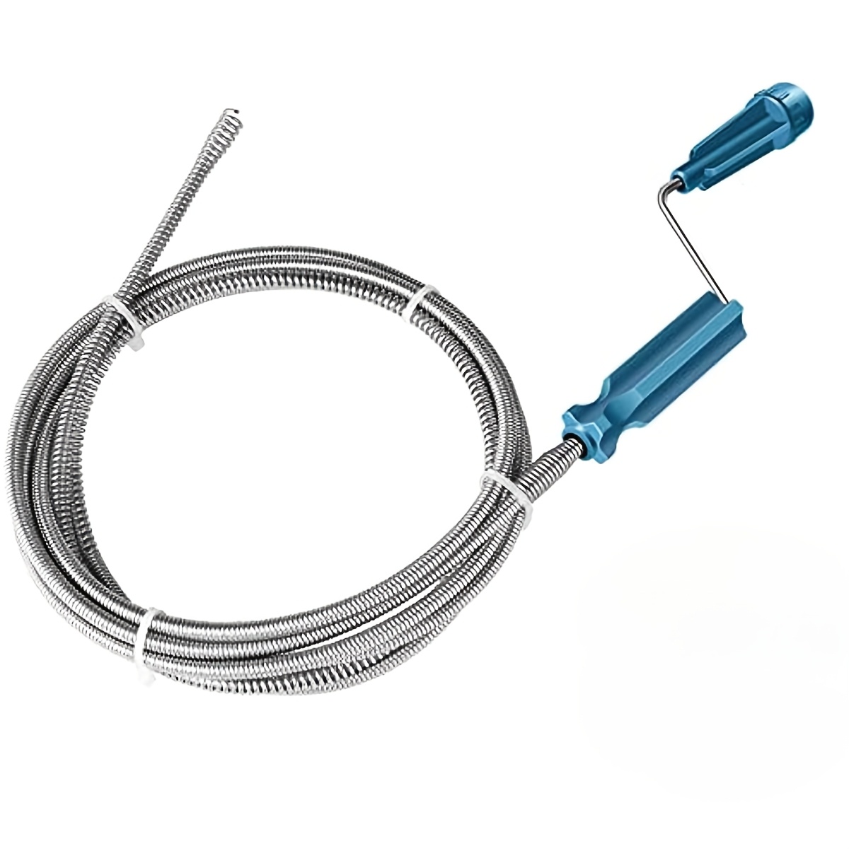 E-shop Flexible Rohrreinigungsschächte 5,5 mm x 102,36 Zoll - Spiralablauf mit Reinigungshaken