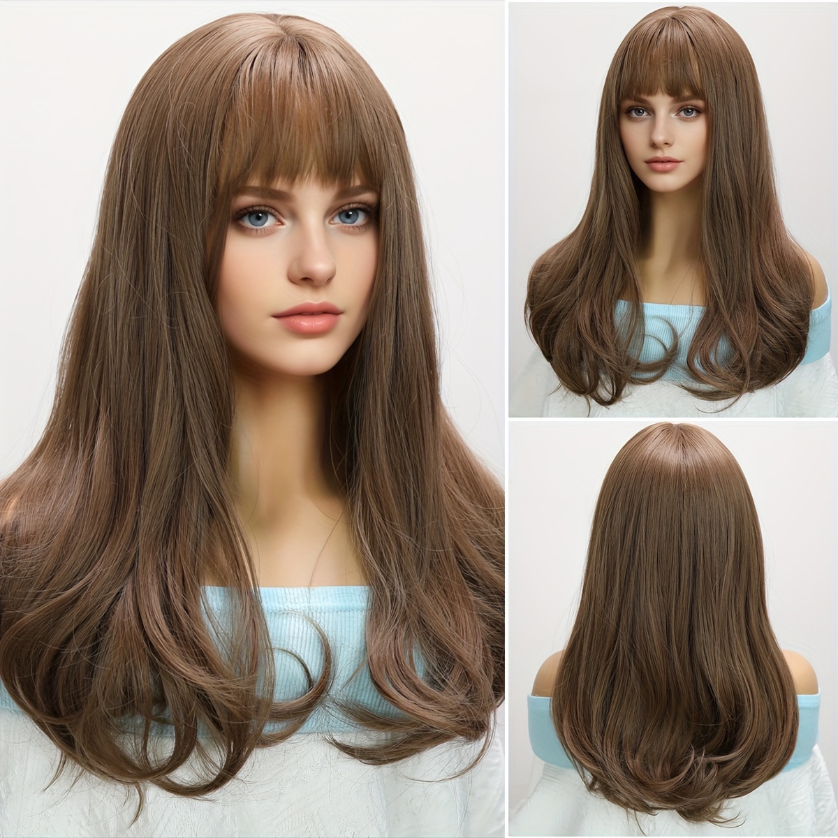 

Exquisite Synthetic Wig - High-quality Synthetic Hair With Vibrant Colors And Natural Appearance, Suitable For Daily Fashion And Role-playing (20 Inches)