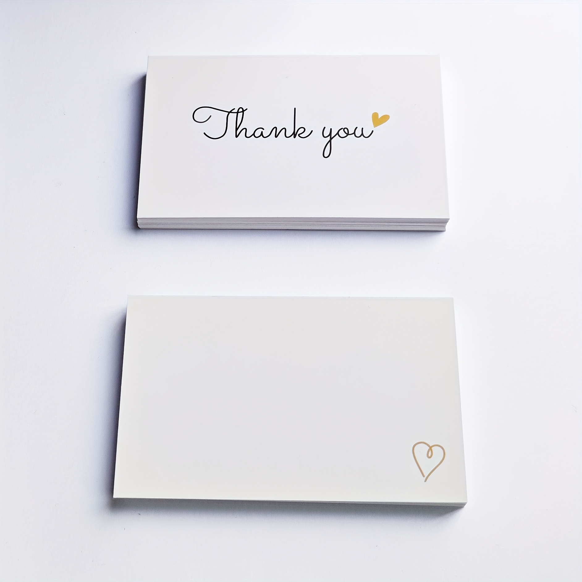 Image of 50pcs/25pcs, Thank You Card, Suitable For Gift Packaging Cards, Packaging Labels, And Gift . Suitable For Birthdays, Weddings, And Small Business Supplies