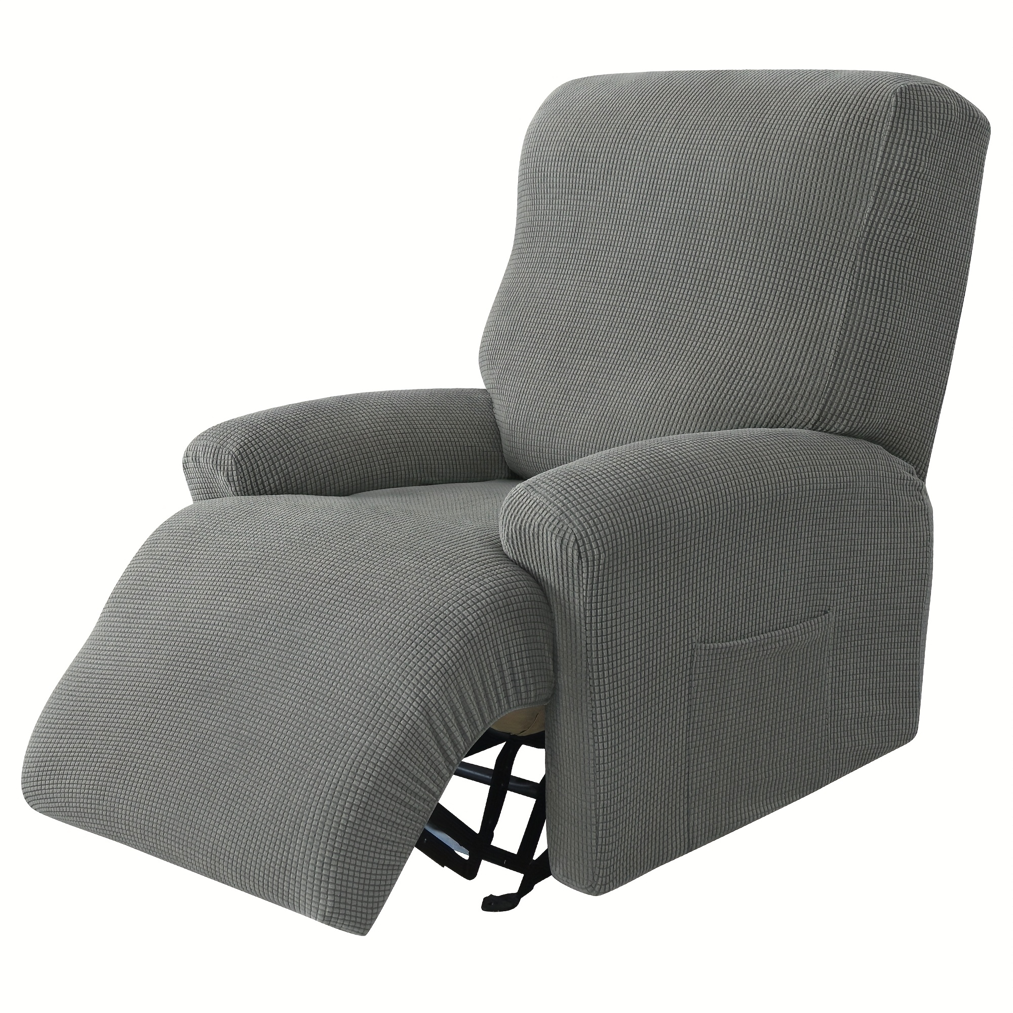 TEMU 4 pezzi/set Coperture per poltrona reclinabile singola con testa , coperture reclinabili staccabili