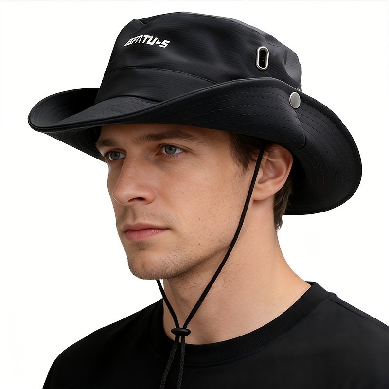 1pc (hat) / 2pcs (one Hat + One Mask) Multifunctional Outdoor Cap, Universal for Men and Women, Stylish Shade Cap - Wide-edged Cap, Adjustable Pull Rope, Ideal for Outdoor Sports, Fishing, Hiking and Camping | Beach Cap