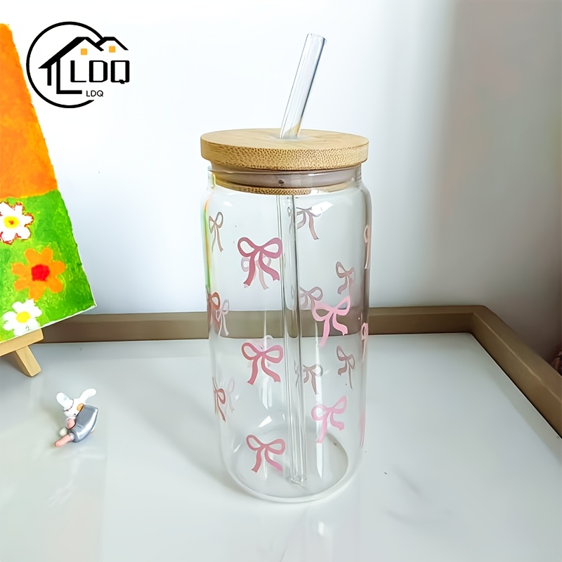 LDQ Bow Tie Glass Water Cup