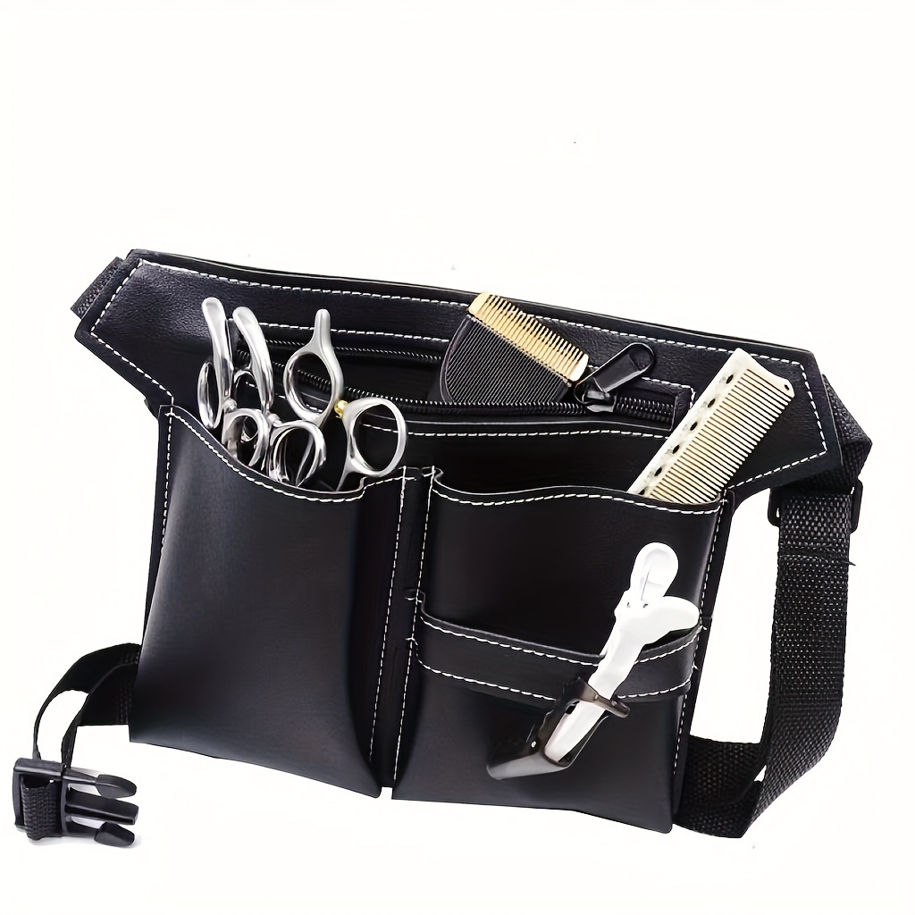 Image of Hairdressing Kit Haircutting Scissors Belt Bag Electric Push Multi-functional Bag Hair Stylist Professional Work Bag Pet Bag