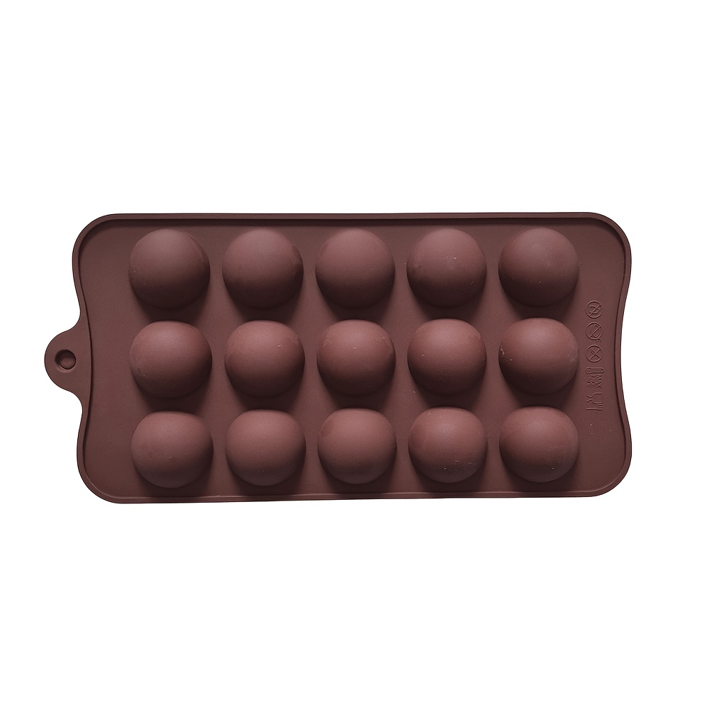 TEMU 1pc Mini Chocolate Silicone Mold Candy Pudding Dessert Baking Cookie Birthday Cake Decoration