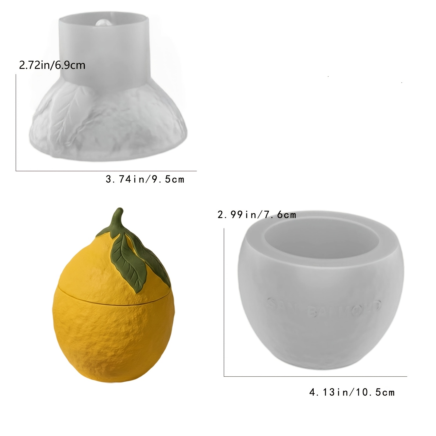 Candle Jar Silicone Mold, Resin Casting Molds For Handmade Scented Candles, Candle Holder, Resin Storage Box Crafts