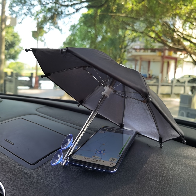 Image of An Outdoor Phone Sunshade Umbrella With A Small Clip, Suitable For , Photography And , Car Phone Mounts, -resistant And Phone Umbrella. Please Check The Dimensions Before Purchasing