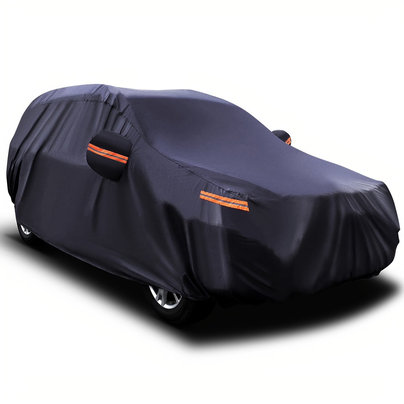 

Extra Large 6 Layers Peva Full Suv Car Cover Waterproof Uv Snow Rain Dust Protector With Storage Bag 207"x75"x71"/ 209"x73"x63