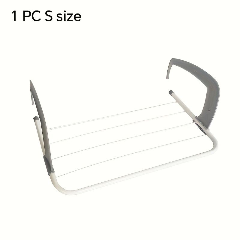 1pc/2pcs Window Sill 4/5 Wire Plastic Drying Rack, Drying Racks