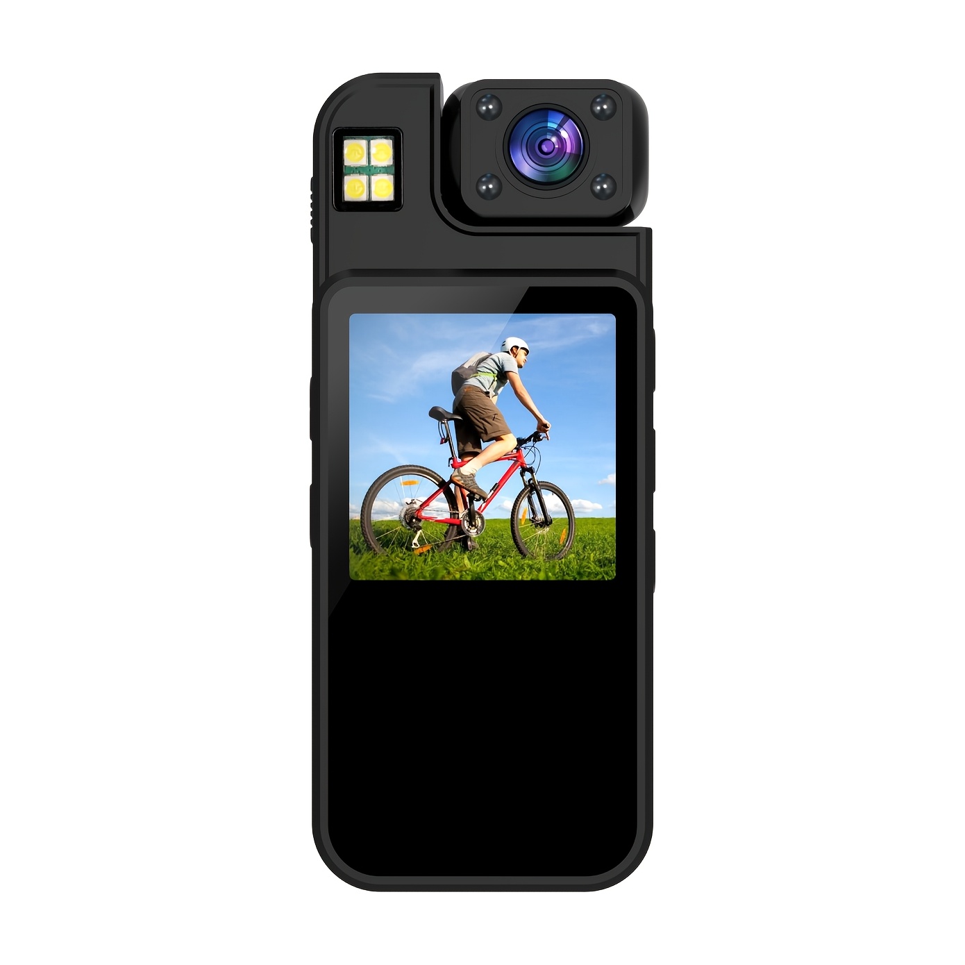 éclairage extérieur  , enregistreur à écran  ,   rotatif 1080p, batterie intégrée avec vision  , portable de poche, enregistreur pour pêche Détails du produit 1
