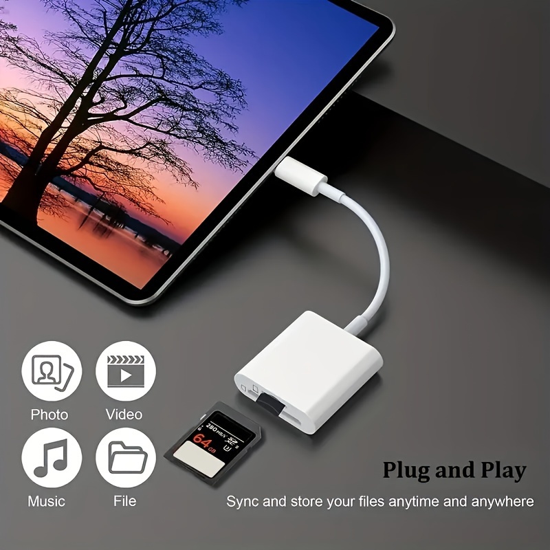 Fasttransfer Dual Slot Typec To Sd/tf Card Reader Adapter For
