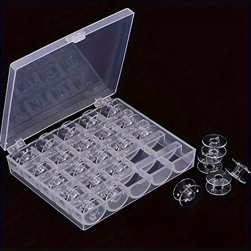 

25-compartment Clear Organizer For Sewing Machines - Knitting & Sewing Supplies