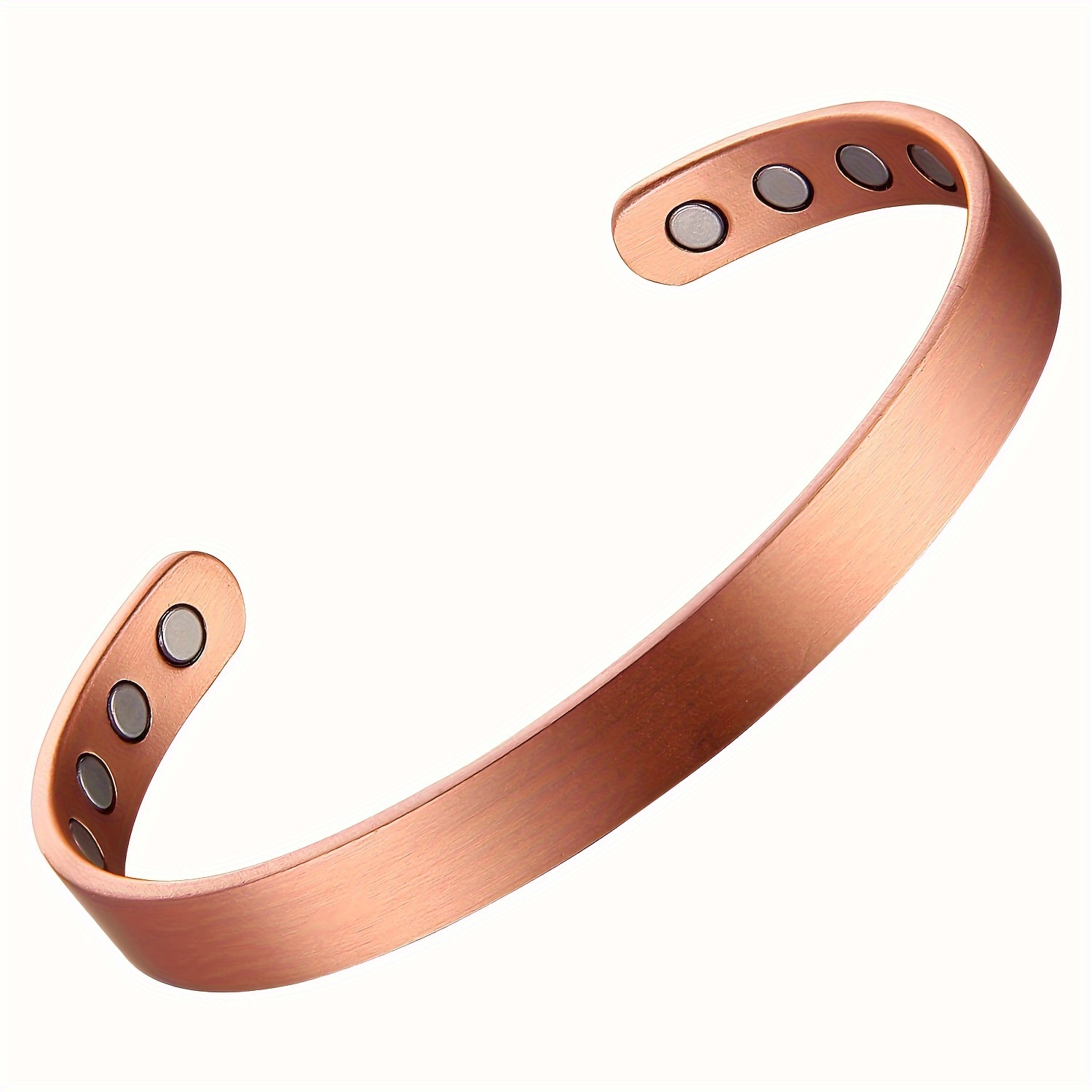 

1pc Pure Copper Bracelet For Men And Women, Strength Magnetic Bracelet For Men Copper Bracelets For Men, Copper Jewelry Adjustable Cuff Bangle For 's Day Gift