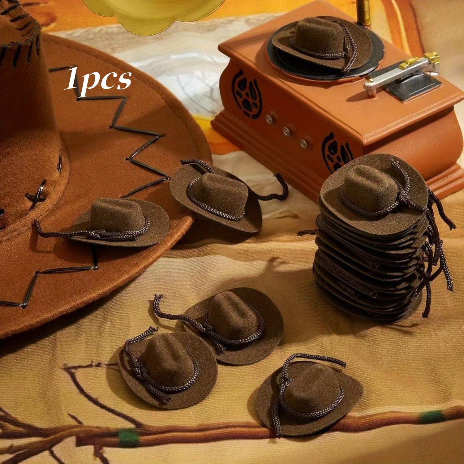 9168 Western Cowboy Hat For Men Cowgirl Women Unisex Wide Brim Felt Western Felt Cowboy Hat for Women Men | Wide Brim Belt  main image 3