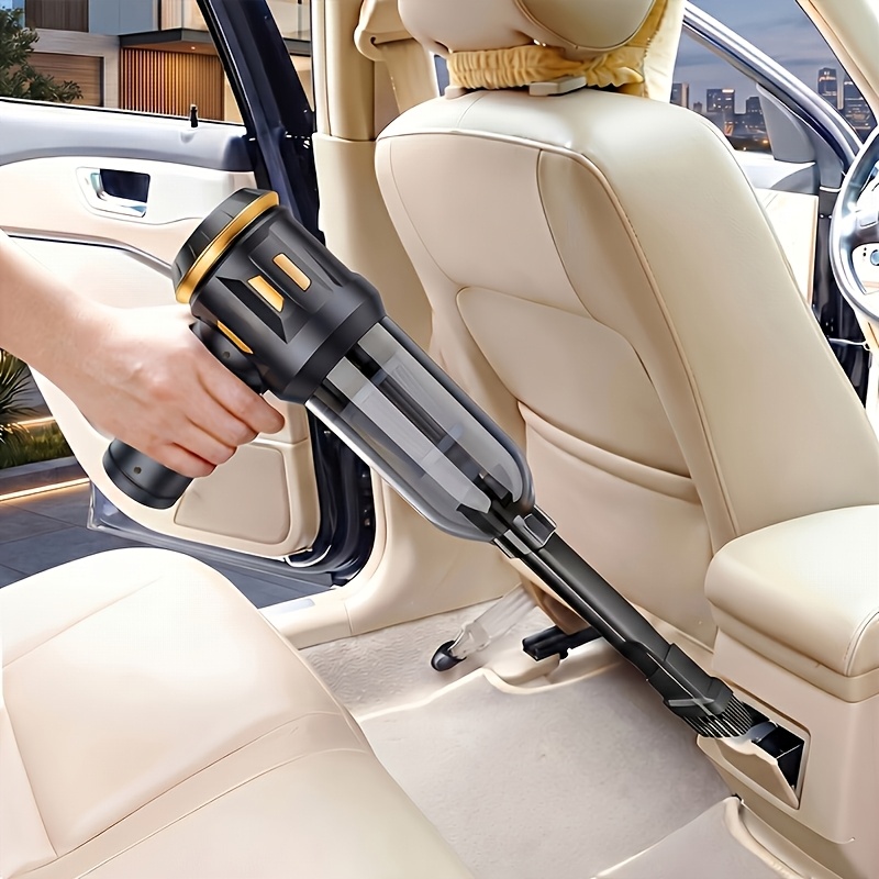 TEMU Handheld Wireless Car Vacuum Cleaner, Mini Portable Air Blower, 2-in-1 Blowing And Suction Function, Compressed Air Duster For Home And Car Use,