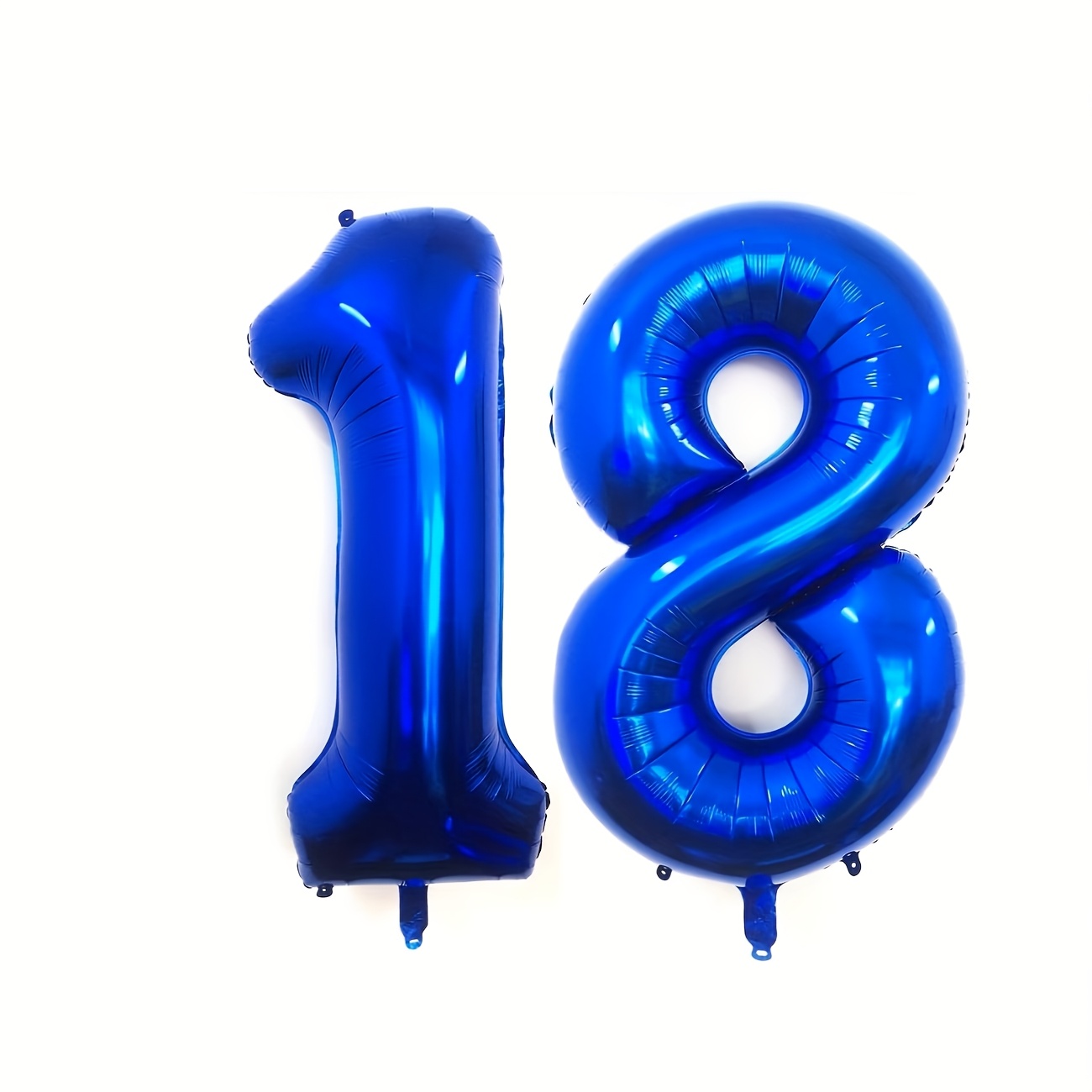 Image of 40 Inch Number 18 Film Balloon Set, Birthday Party, Adult Gift, Christmas Day Celebration Photography Prop Decoration
