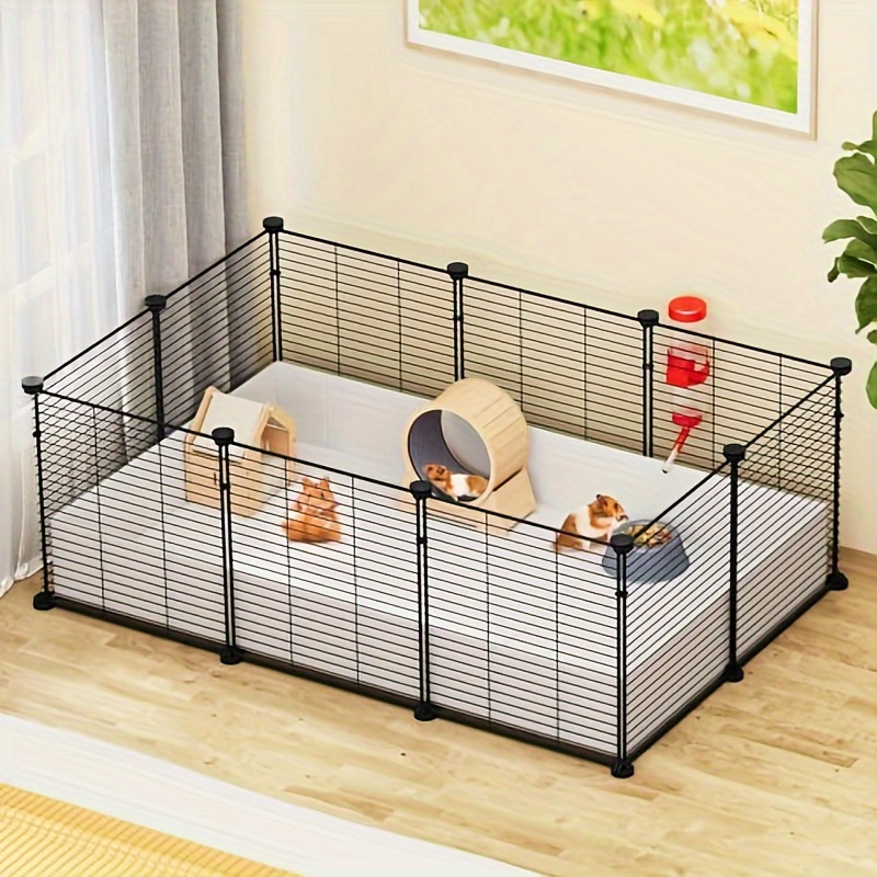 Oakaura Small Animal Cage Indoor Guinea Cage Waterproof - Temu