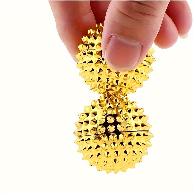 2 vnt. magnetinių ABS masažo kamuoliukų, 3,2 cm maži delno masažo kamuoliukai, ežio kamuoliukai skirti plaukų ir kūno treniruotėms, kūno taškų akupunktūrai atpalaiduoti raumenis ir raumenis, pirštų ir pėdų spaudimo kamuoliukai, masažo įrankiai