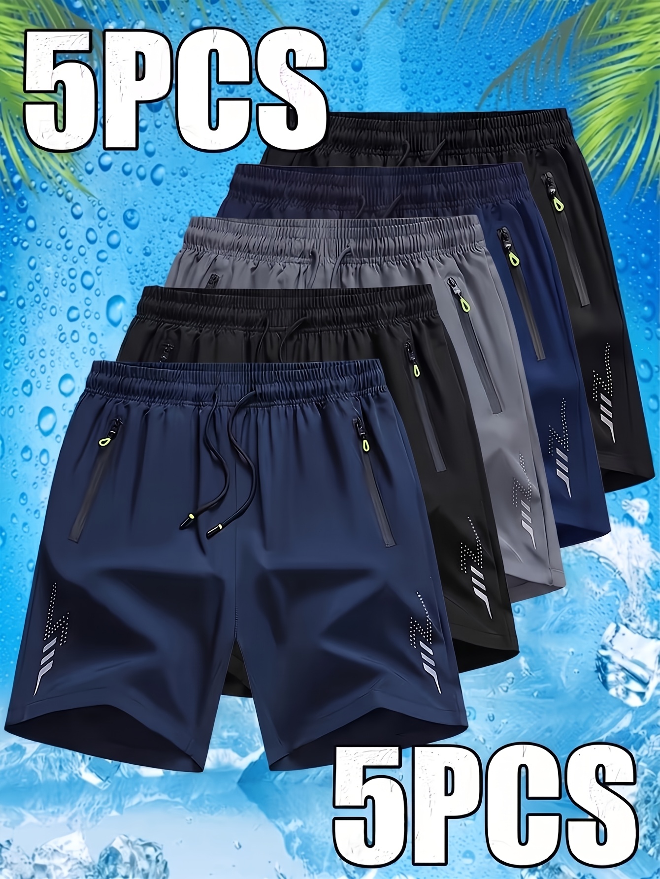 men shorts set sold on Temu United States