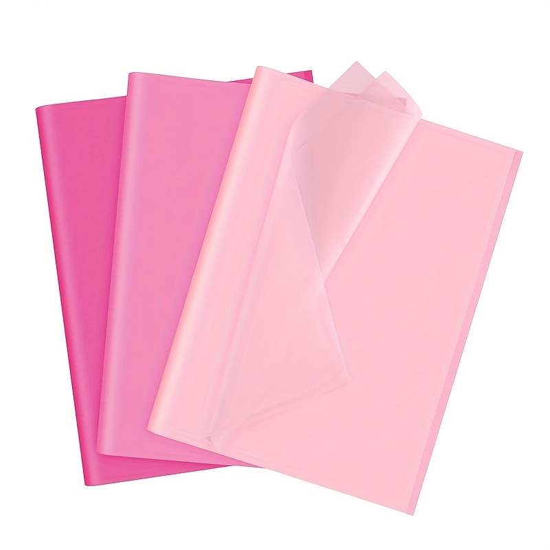 

60-sheet Assorted Pink , 50x35cm - Vibrant Gift Wrapping For Valentine's Day, Birthdays, Weddings, Showers, Easter Decorations, Diy Projects| Colors| Sheets