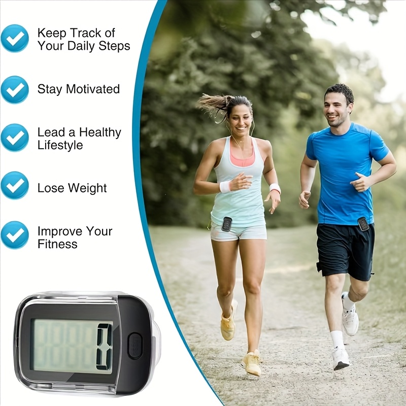 3d pedometer   counter with removable clip lanyard black battery powered 36v for outdoor sports fitness tracking   monitoring 0