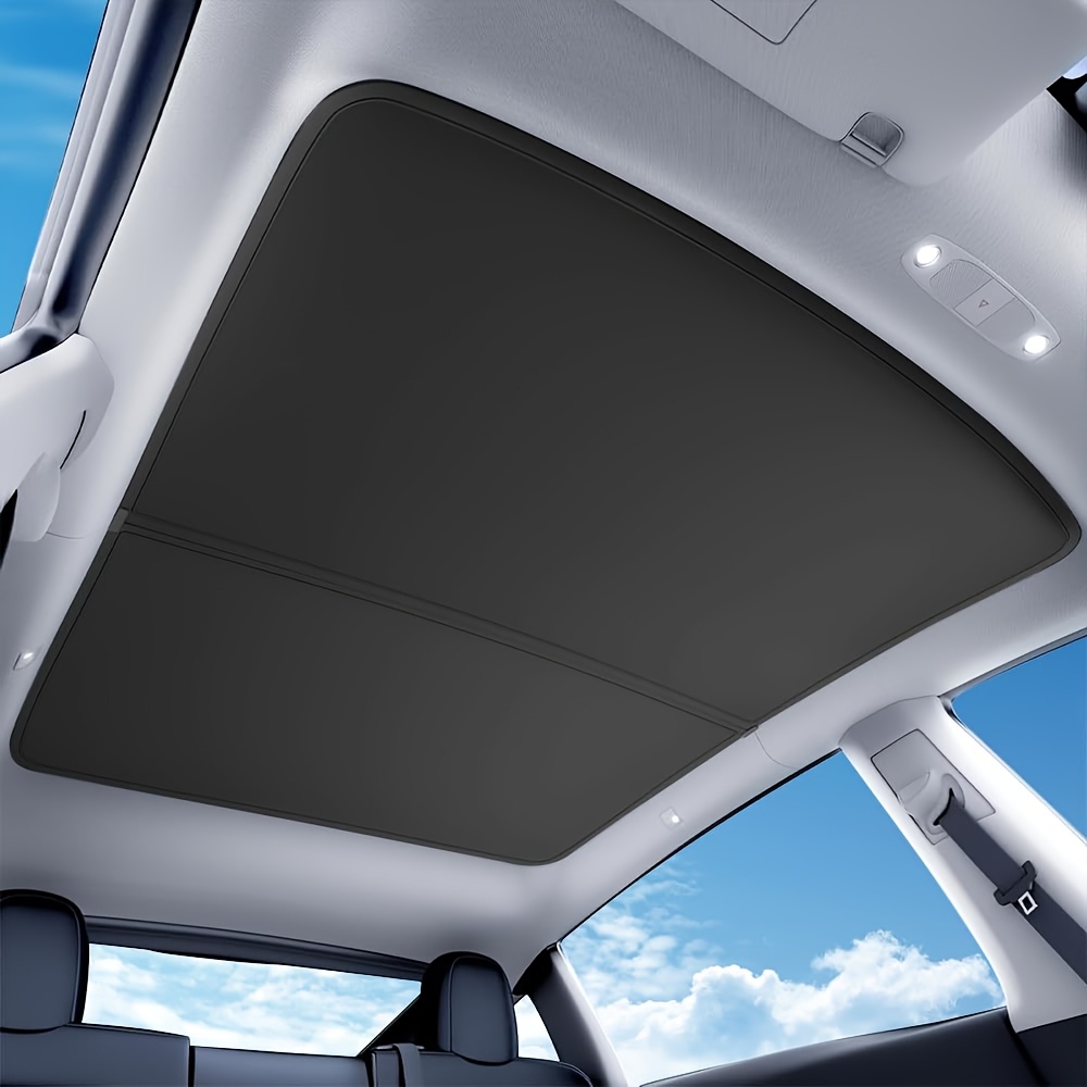 premium magnetic sunshade for tesla   360   100 uv blocking noise reduction for tesla y high end magnetic sunshade