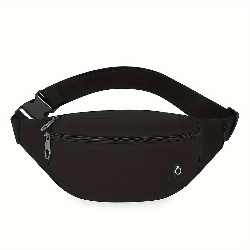 Image of Outdoor Sports Waist Bag, Ladies Solid Color Multi Compartment Cycling Portable Chest Bag, Compact And Portable Mobile Phone Change Crossbody Bag, Suitable For Women