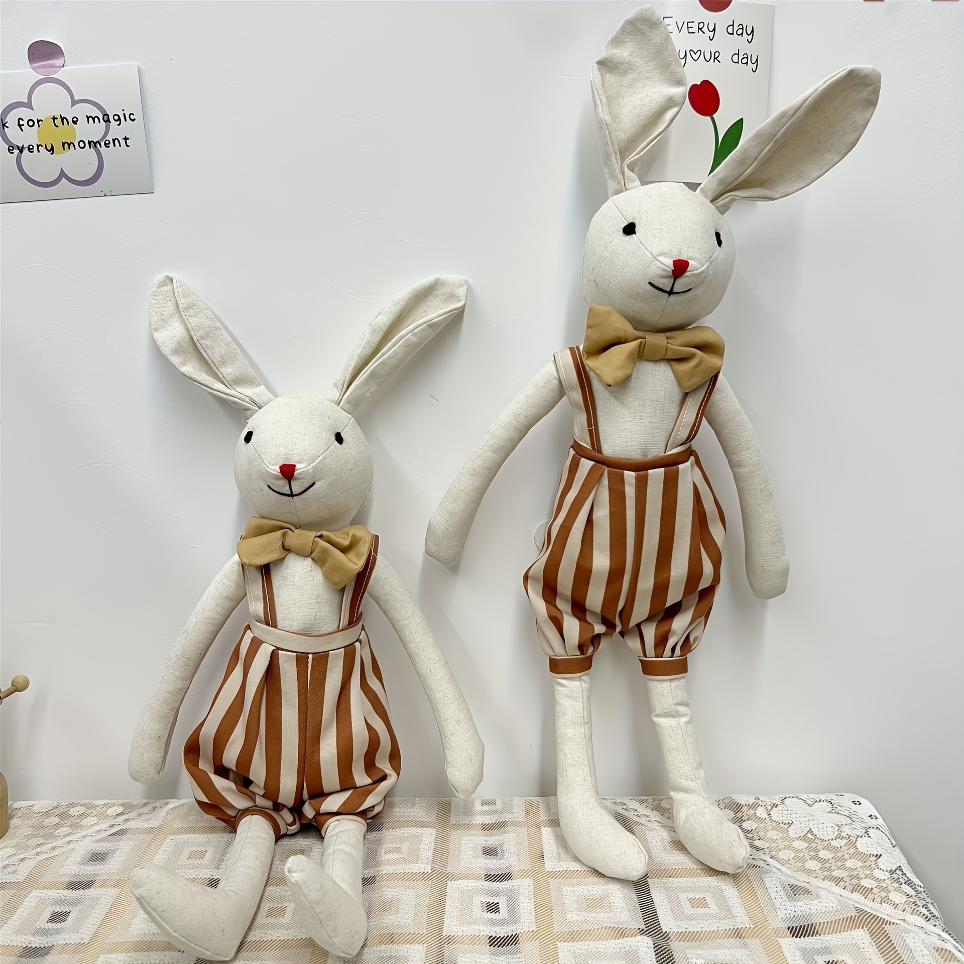 Nordic Style Cute Bunny Doll, Fabric Simulation Animal Toy