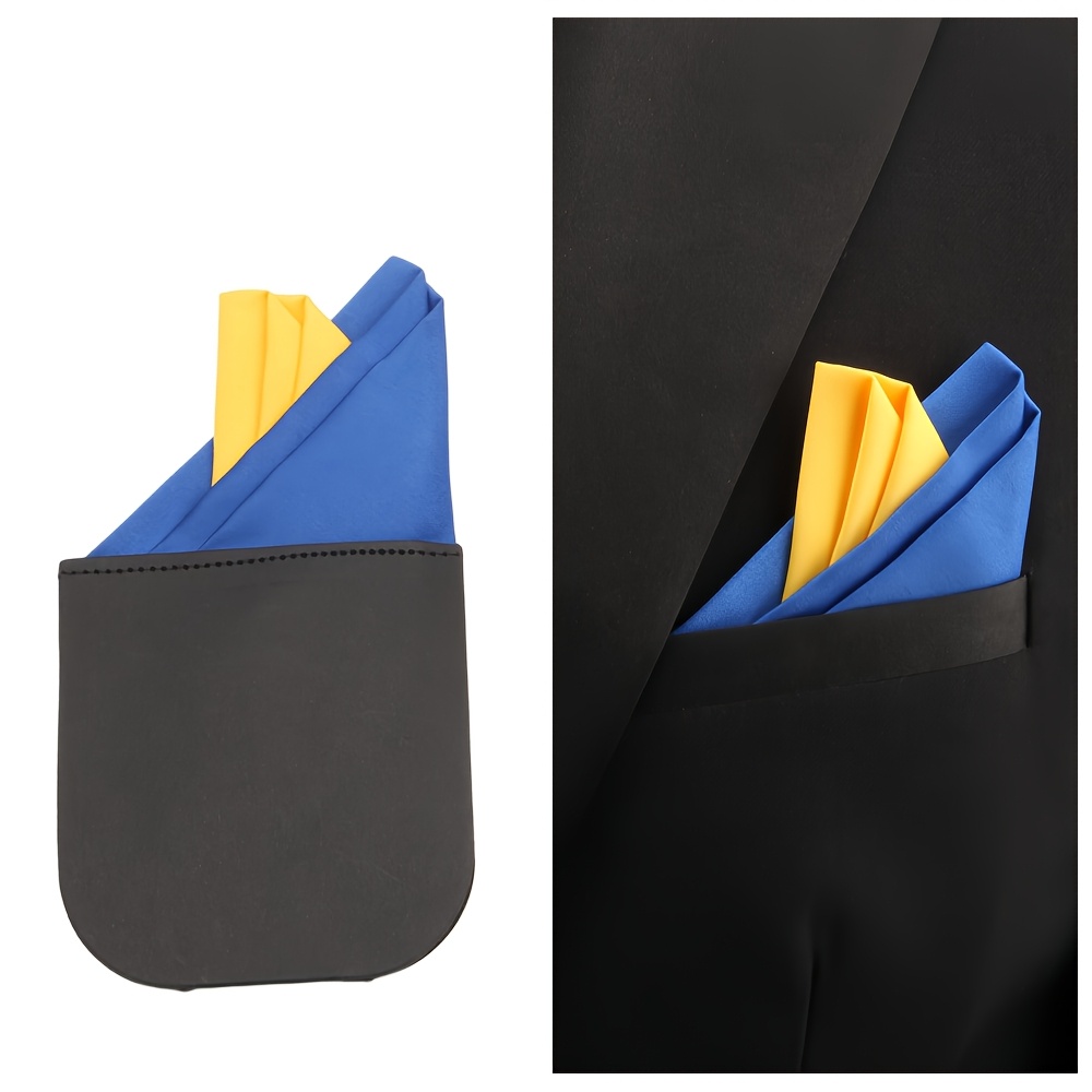 Men's Pre-formed No-Fold Pocket Square