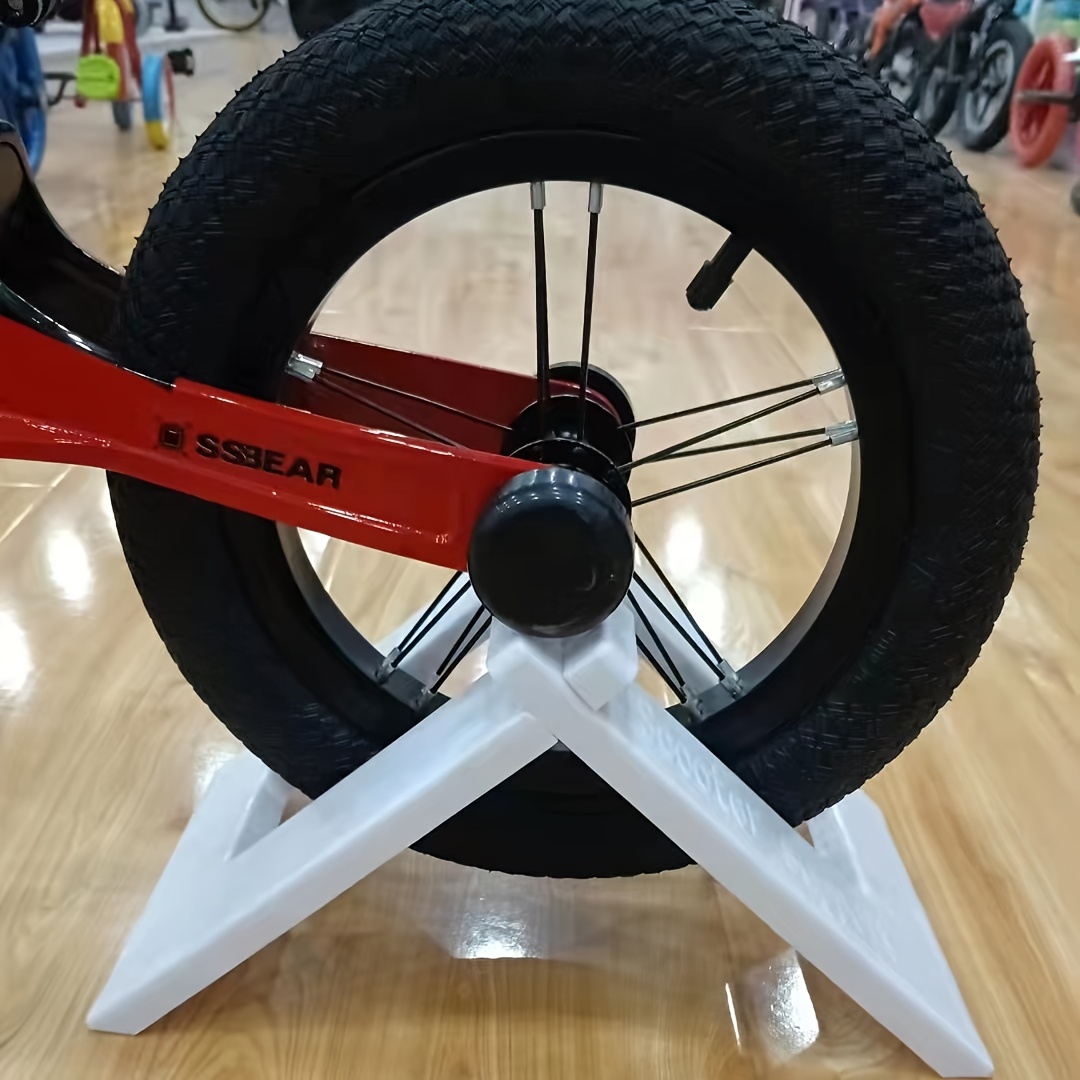 

Pvc Balance Bike & Scooter Stand - Polished , 12-inch Wheel Display Rack For Outdoor