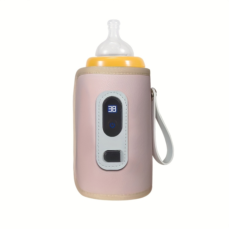 Electronic Intelligent Digital Display Insulation Device, Bottle Insulation Cover Can Keep Warm And Heat, Suitable for Various Bottles, Portable Bottle Warmer (USB Plug-In Version)