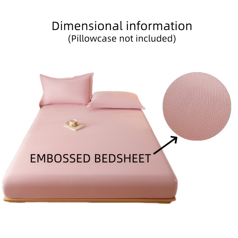 E-shop Minimalistisches Vollabdeckendes Spannbetttuch mit Rutschfester Unterseite, Ideal für Zuhause Hauptschlafzimmer – Ohne Kissenbezüge oder Kissen
