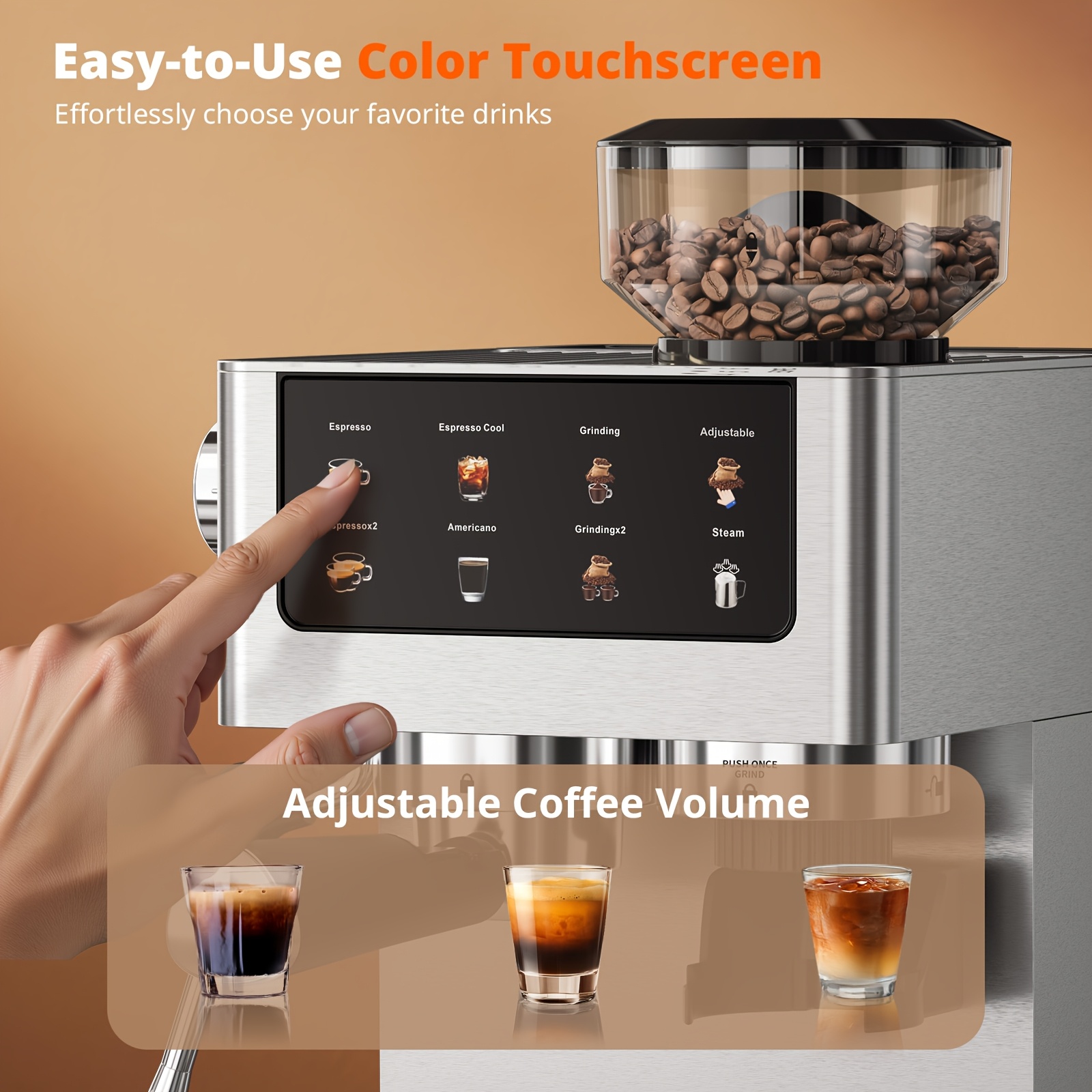 Italiaanse espressomachine van 20 bar