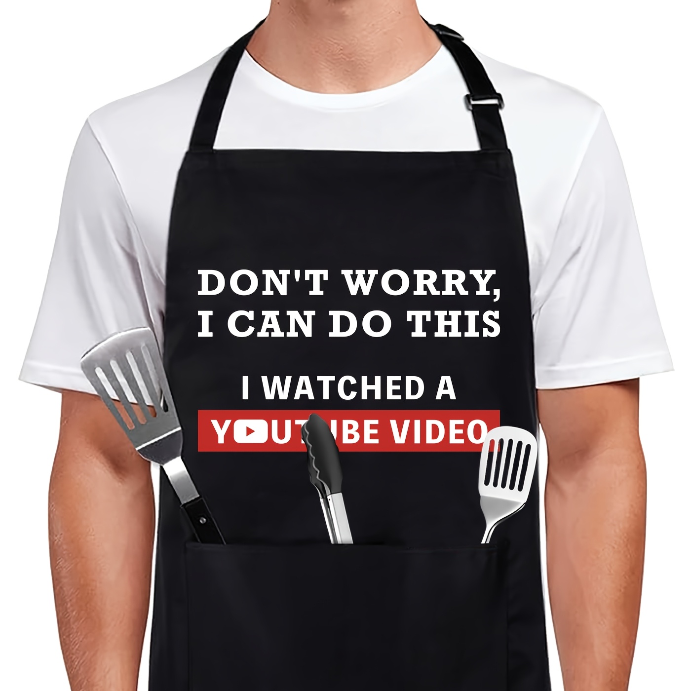 

With 2 Pockets - Cooking, Bbq & Father's Day Gift | For