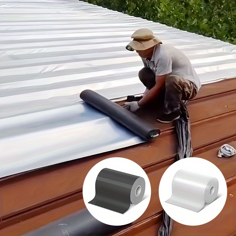 

3 Pieces Of Metal Roof/container Leak Repair Tape, Waterproof, -resistant, , Simply Tear Off The Protective Film And , Easy To Operate