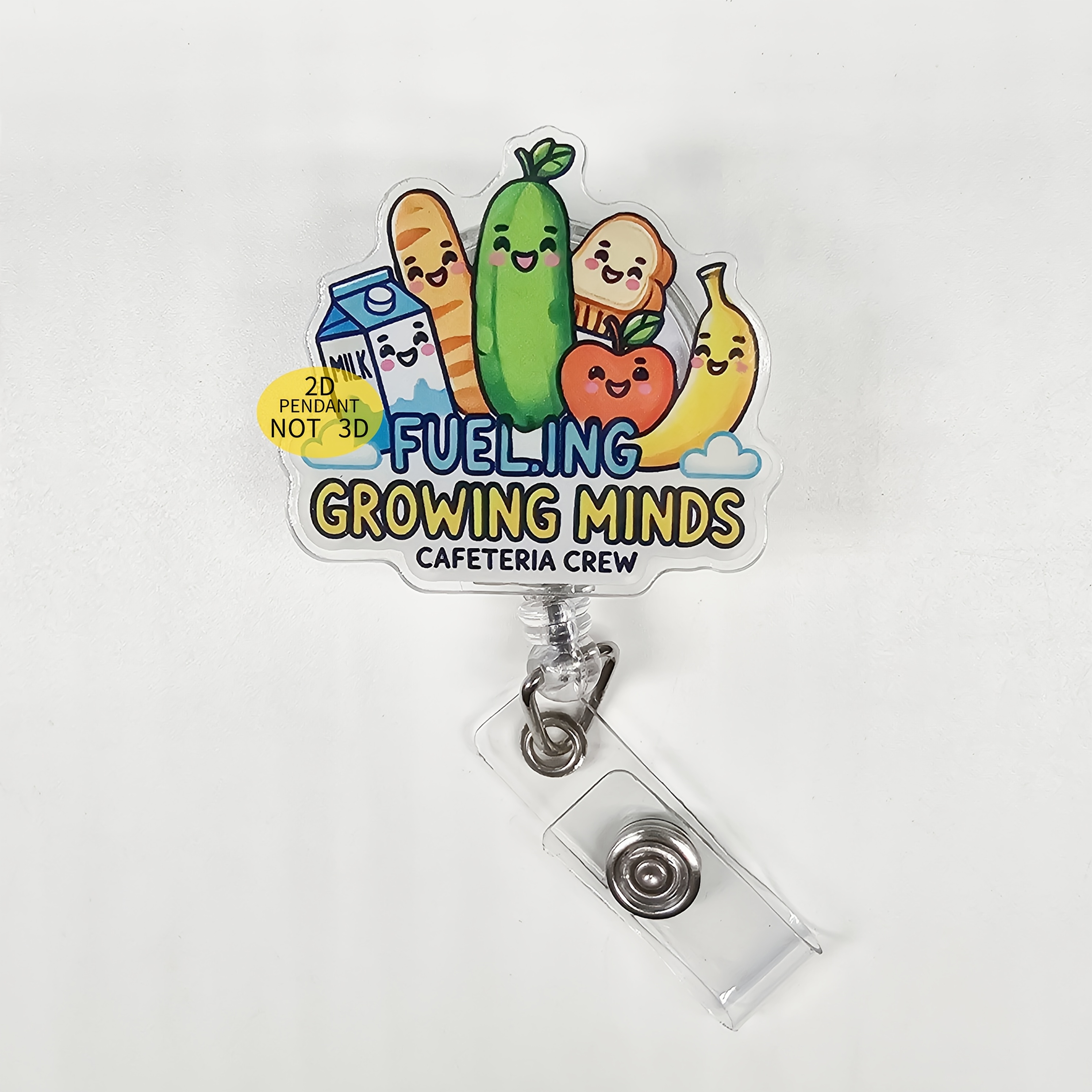 TEMU 2d 1pc Fun Text Reel Holder Retractable With Id Clip For Nurse Nursing Name Tag Card Heart Anatomy Nursing Student Doctor Rn Lpn Reel Tag Card Holder With Clip For Nurse, Workcat