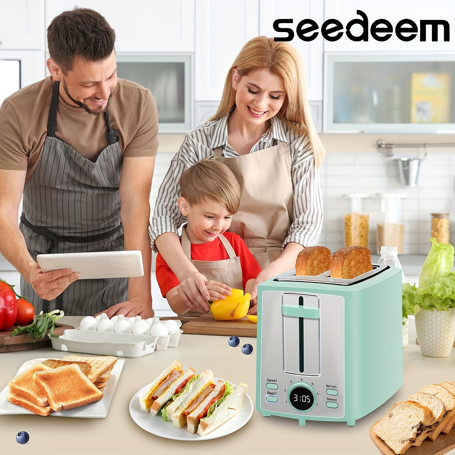 

Seedeem 2 , Lcd Display, 7 Shade , 1.4" , , , Functions, Removable , 900w, A , A For