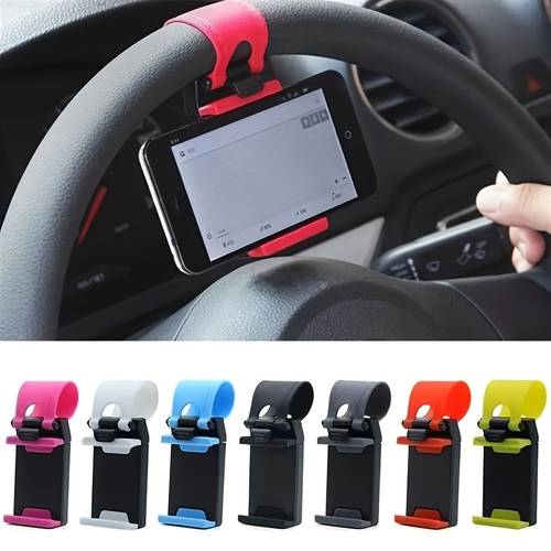 stand car steering phone holder bike clip mount mobile phone stand support