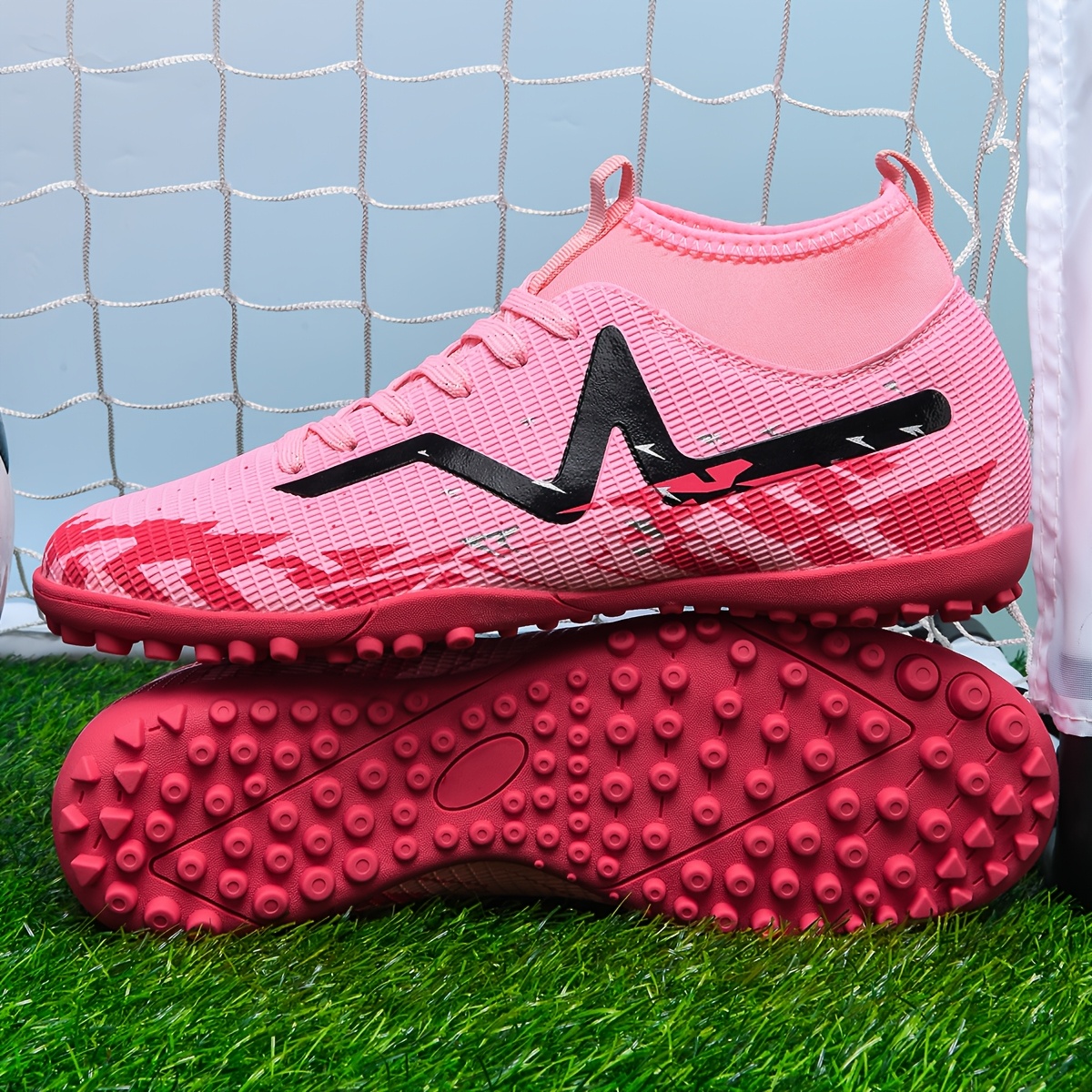 Artificial Turf Indoor Soccer Cleats Womens High-Top Soccer Cleats