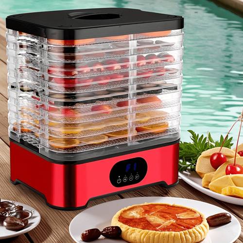 uk 5 tier home dehydrator mini food dryer fruit and vegetable dehydrator seafood herbal tea dehydrator detachable easy operation and cleaning