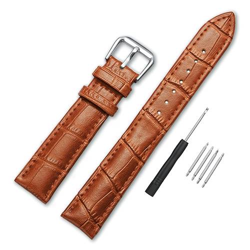 soft watch band leather watch band suitable for replacing 12mm 14mm 16mm 18mm 20mm 22mm 24mm stainless steel mens and womens multi band ideal gift