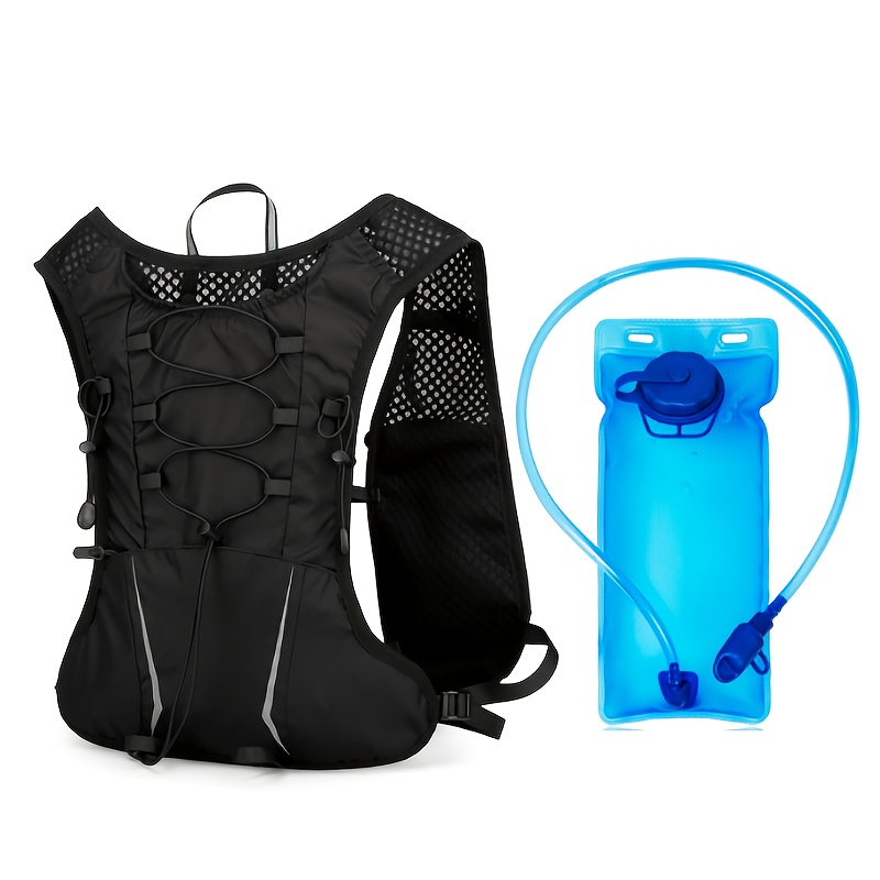 2pcs Backpack + Hydration Bladder, New Marathon Hydration Backpack, Cycling Supply Backpack, Outdoor Sports Backpack,…: retailer-supplied image