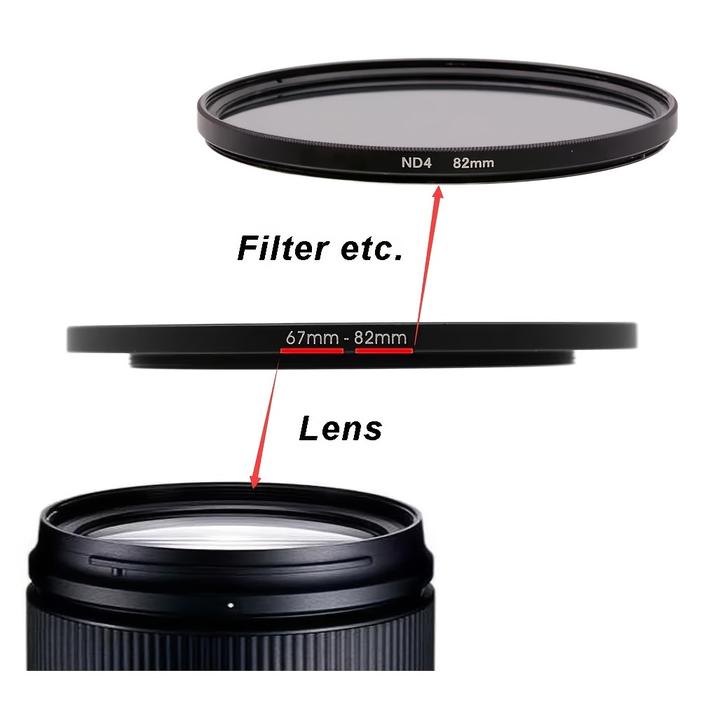 PATIKIL - Tapa Protectora De Lente Y Filtro De 43 Mm, De Aleación De Aluminio, Con Paño De Limpieza - Funda Metálica Con Roscas Para Apilar Filtros
