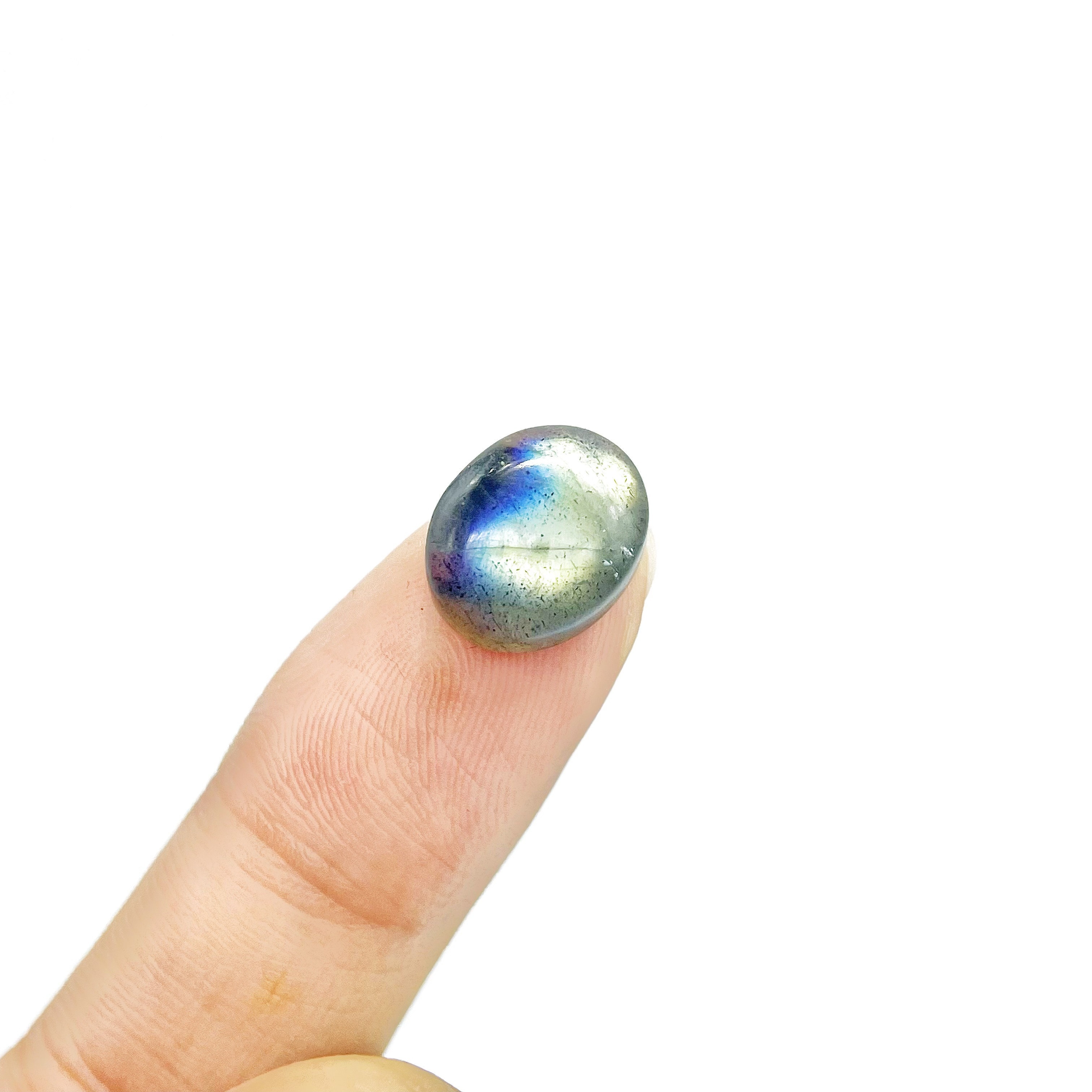 natural labradorite cabochon iridescent oval Temu Bahrain