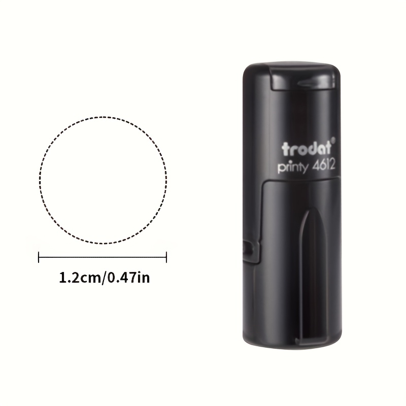 Customization With Initials/logo/artwork - Round Self-inking Stamp - Diameter R12-1/2 Inches - Small Logos