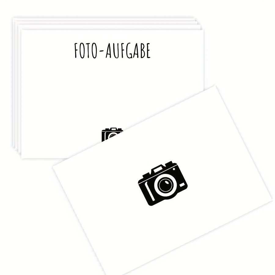 Image of 30pcs Germany Party Favor Packs, Blank Photo Tasks Cards To Make Your Own - Perfect For Weddings, Birthdays, And Many More Occasions