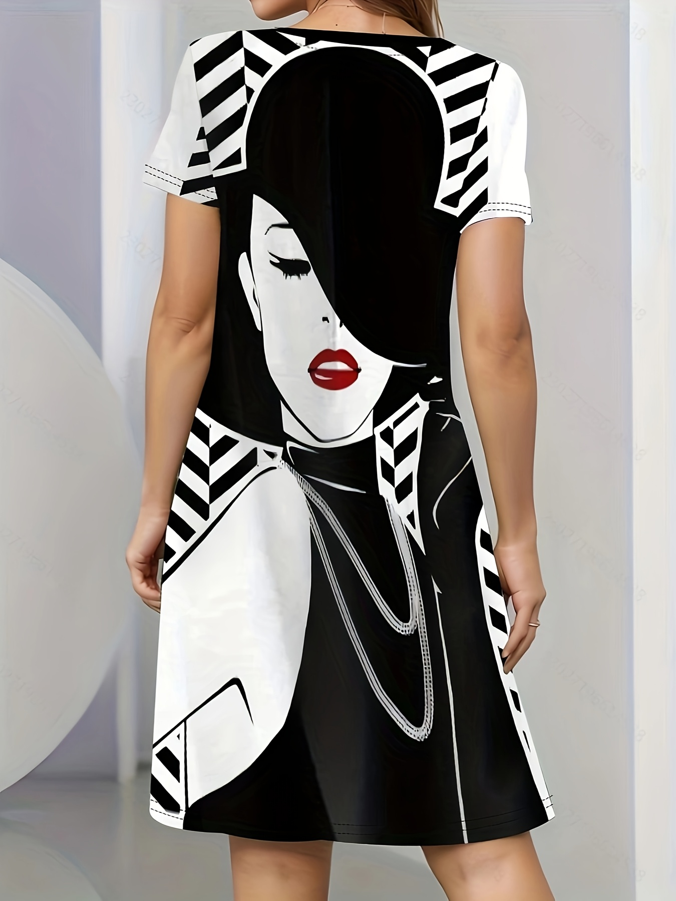 summer abstract aesthetic pattern dress