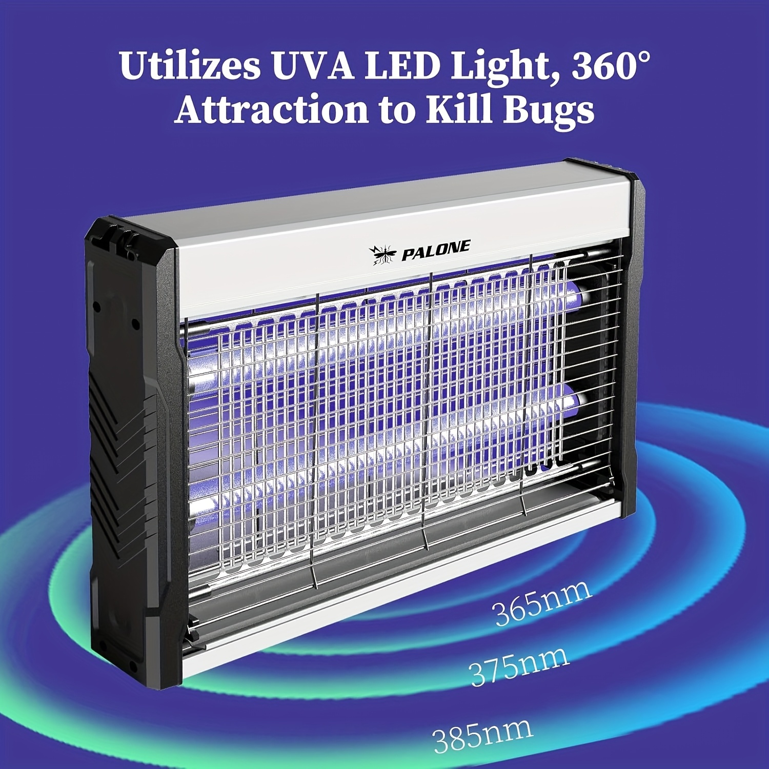 3200v dual tube mosquito control lamp usb rechargeable long lasting battery detachable collection tray easy to clean stainless steel indoor outdoor use suitable for home   and hanging details 3