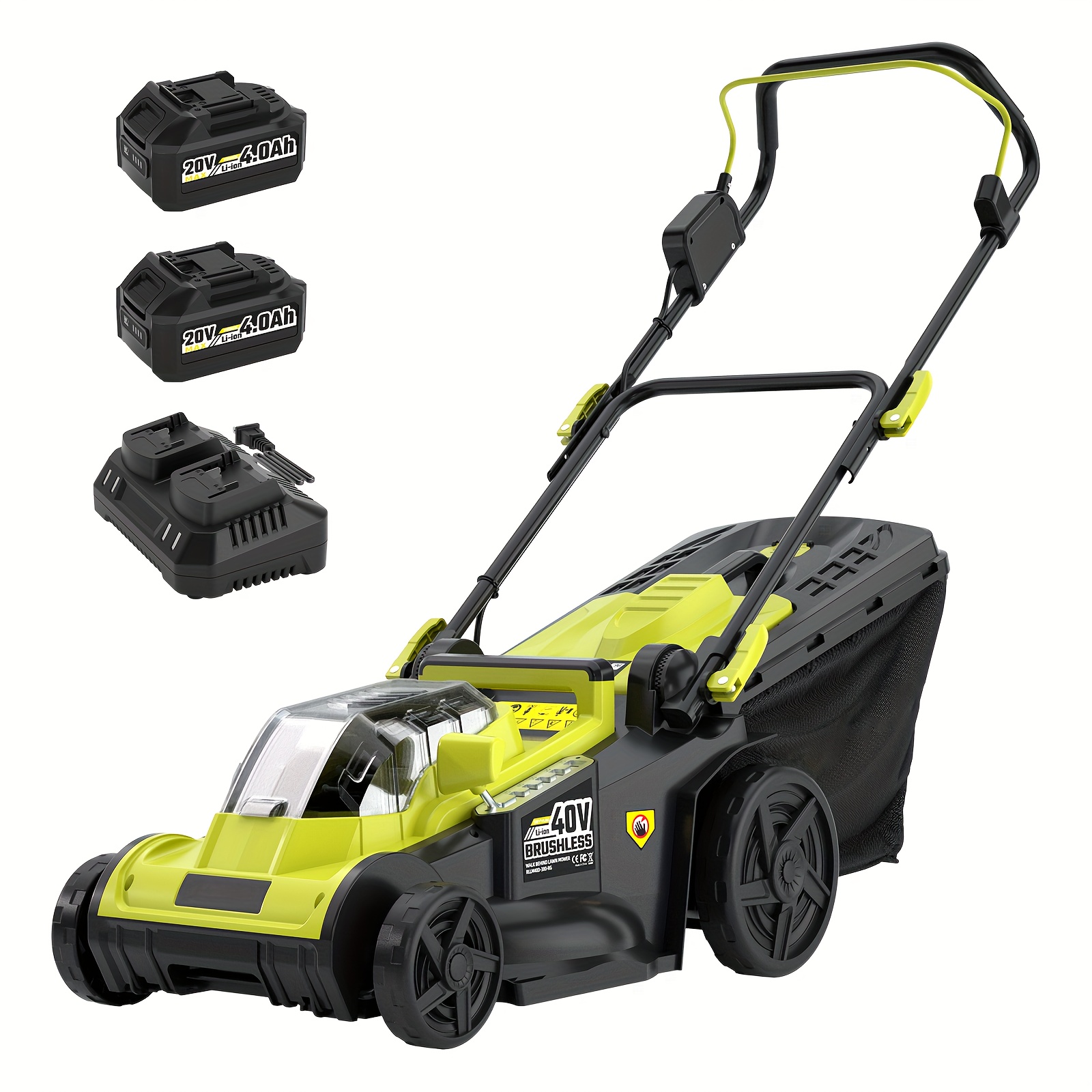 Ryobi Lawn Mower HEAVY-DUTY 13-Inch Cordless Lawn Mower With